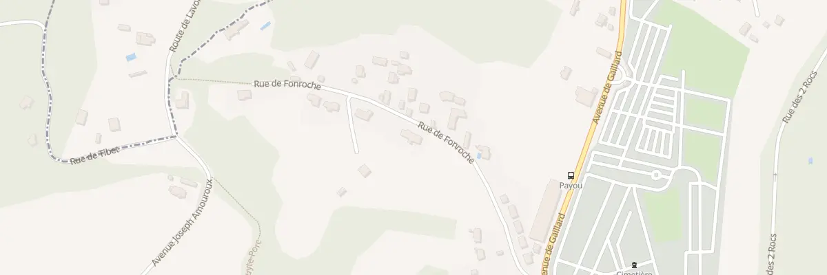 Plan du 9999 Rue de Fonroche à Agen