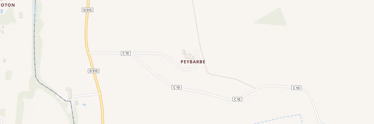 Plan du 801 Rte de l’Arçon à Montaut-les-Créneaux