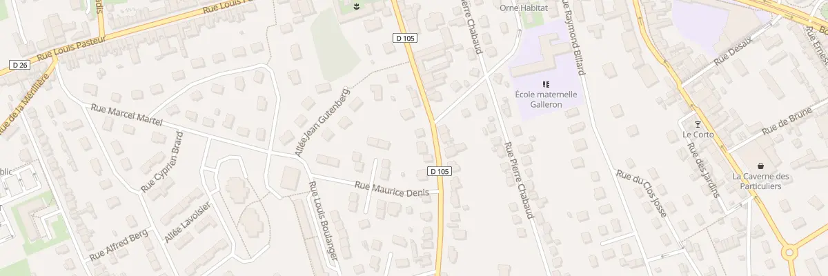 Plan du 24 Rue de la Garenne à L’Aigle