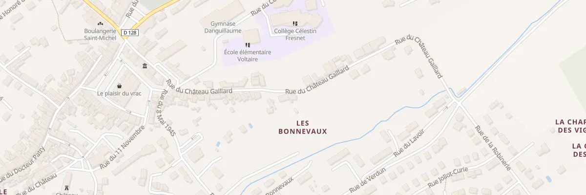 Plan du 40 Rue du Château Gaillard à Sainte-Maure-de-Touraine