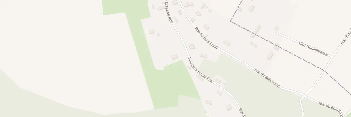 Plan du 875 Rue de la Haute Rue à Saint-Nicolas-de-la-Haie