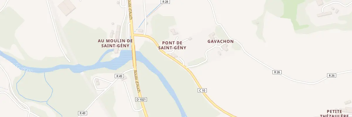 Plan du 6329 Gavachon à Lectoure