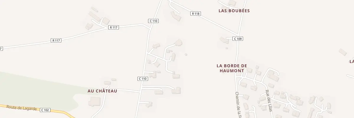 Plan du 5349 La Borde de Haumont à Montestruc-sur-Gers