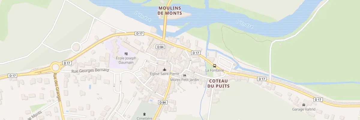 Plan du 9 Rue de la Fontaine à Monts