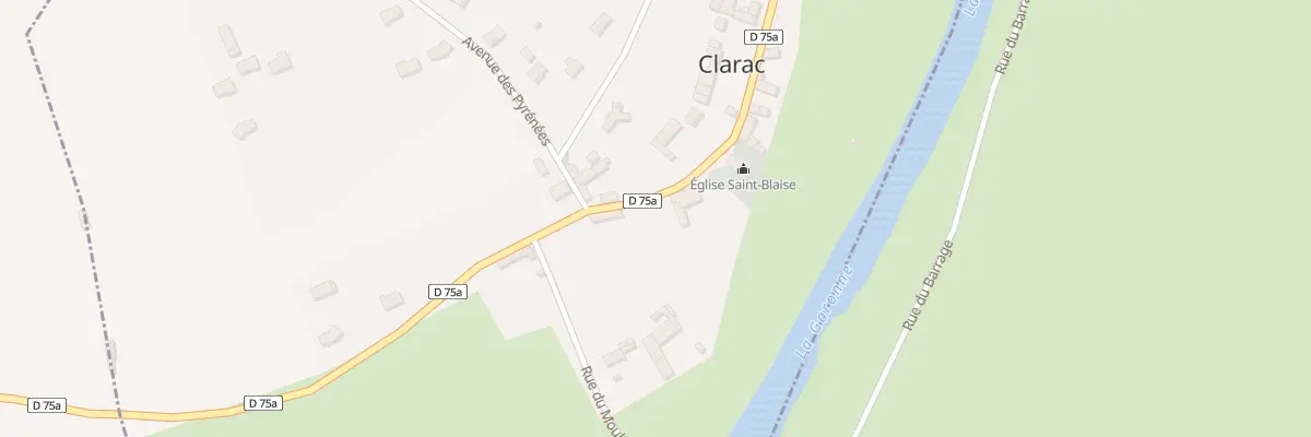 Plan du 10 Rue du Vieux Clarac à Clarac