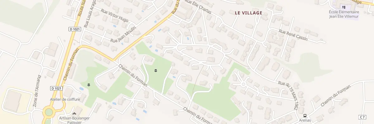 Plan du 20 Rue Voltaire à Preignan