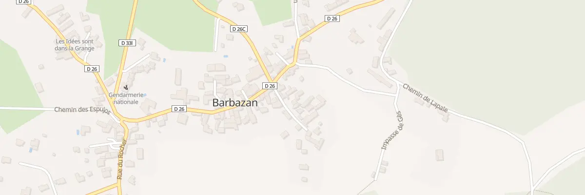 Plan du 5 Imp du Bourguet à Barbazan