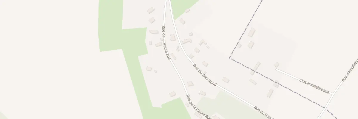 Plan du 970 Rue de la Haute Rue à Saint-Nicolas-de-la-Haie