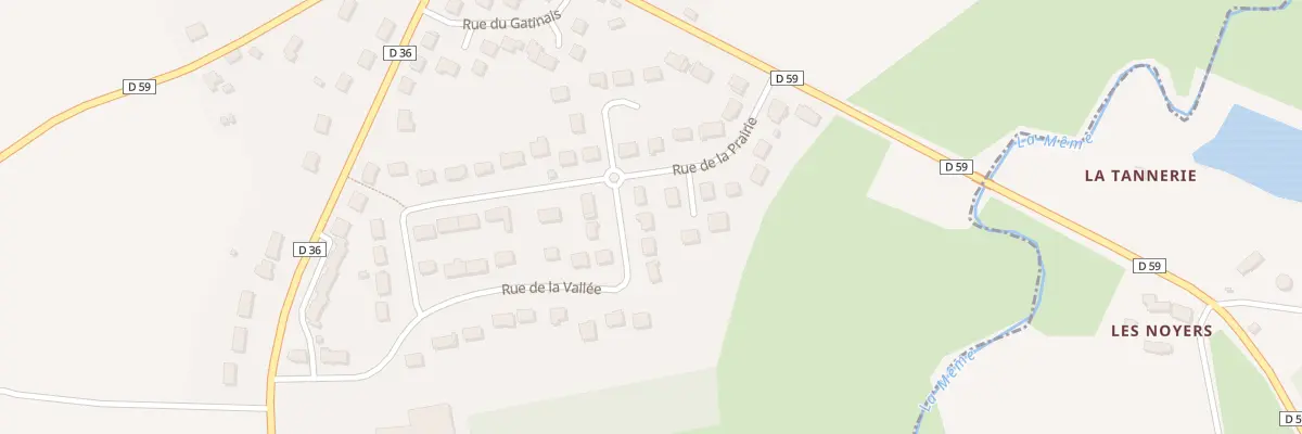 Plan du 3 Rue de la Vallee à Préval