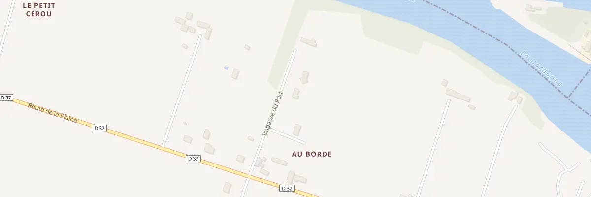 Plan du 40F Au Borde à Saint-Agne