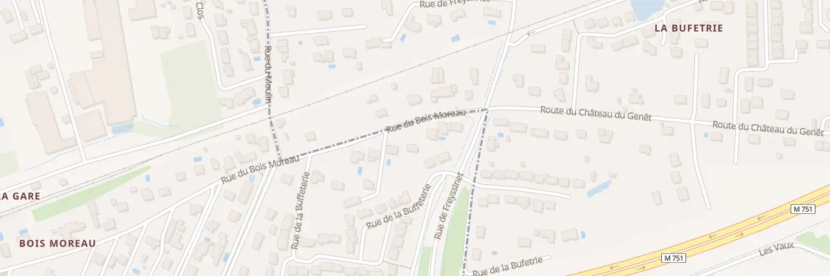 Plan du 55 Rue du Bois Moreau à Ballan-Miré