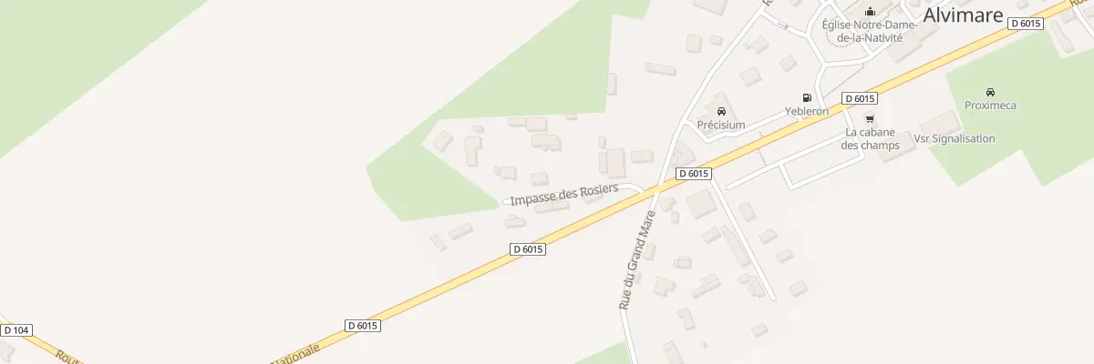 Plan du 1B Imp des Rosiers à Alvimare