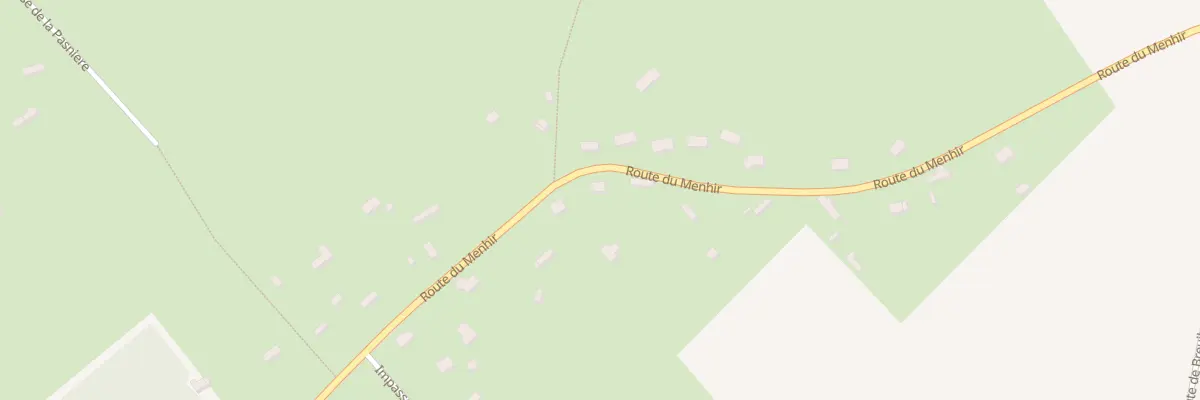 Plan du 672 Rte du Menhir - Landepereuse à Mesnil-en-Ouche