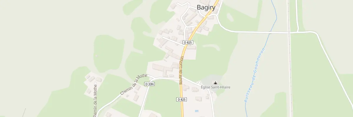 Plan du 781 Rte de Luchon à Bagiry