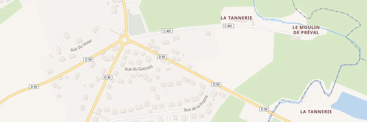 Plan du 5 Rue de la Même à Préval