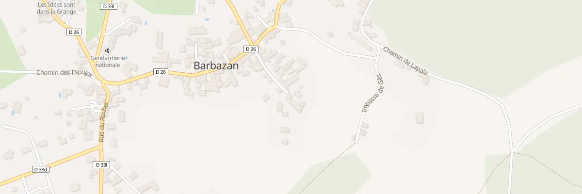 Plan du 23 Imp du Bourguet à Barbazan