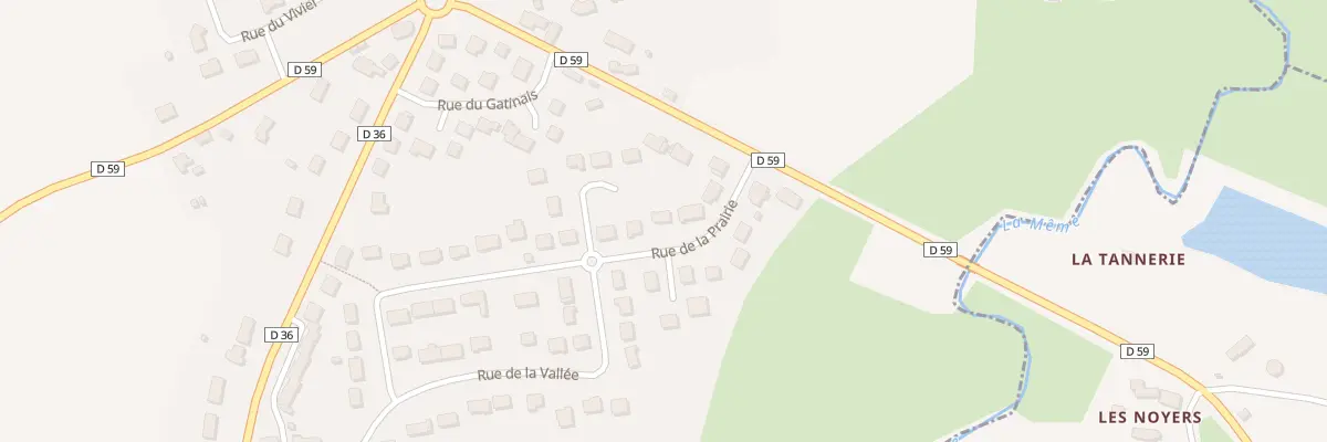 Plan du 6 Rue de la Prairie à Préval