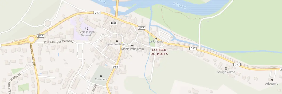 Plan du 14 Rue de la Fontaine à Monts