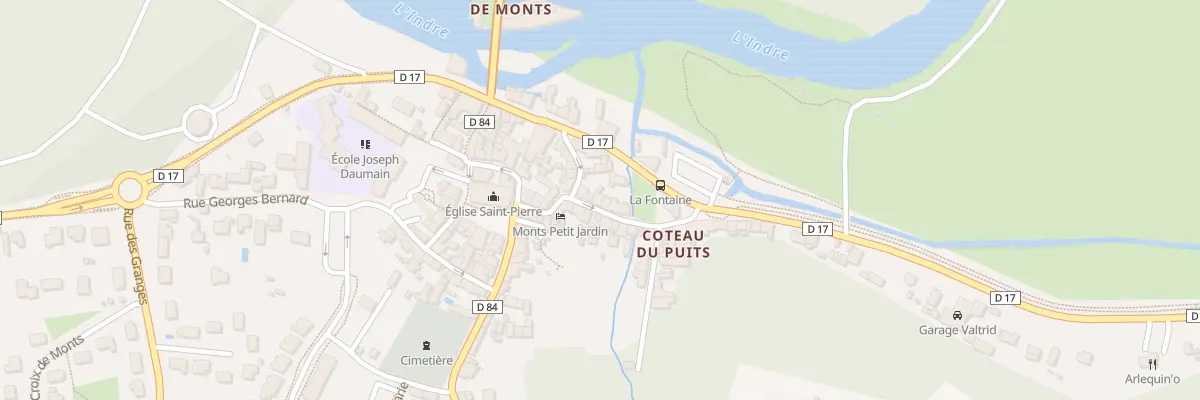 Plan du 15 Rue de la Fontaine à Monts