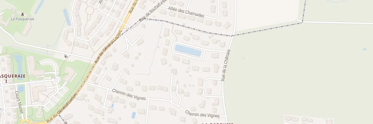 Plan du 23 All du Clos de la Bareusie à Joué-lès-Tours