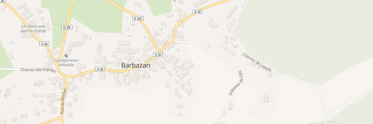 Plan du 11 Imp du Bourguet à Barbazan