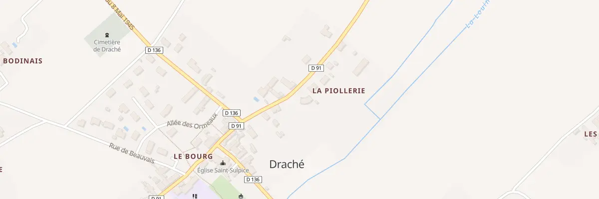 Plan du 7 Rue Jean Michau à Draché