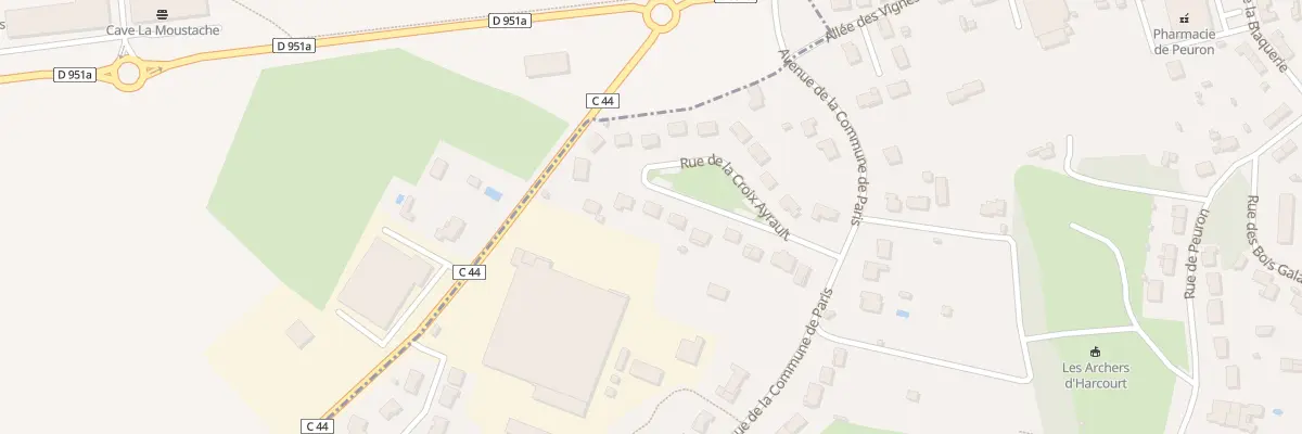 Plan du 13 Rue de la Croix Ayrault à Chauvigny