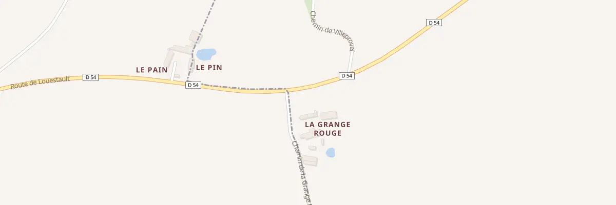 Plan du 41 Che de la Grange Rouge à Beaumont-Louestault