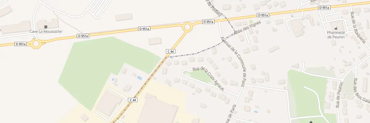 Plan du 16 Rue de la Croix Ayrault à Chauvigny