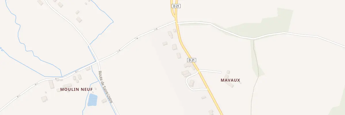 Plan du 19 Rte de Leugny à Oyré