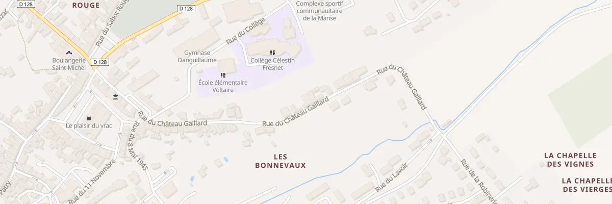 Plan du 21 Rue du Château Gaillard à Sainte-Maure-de-Touraine