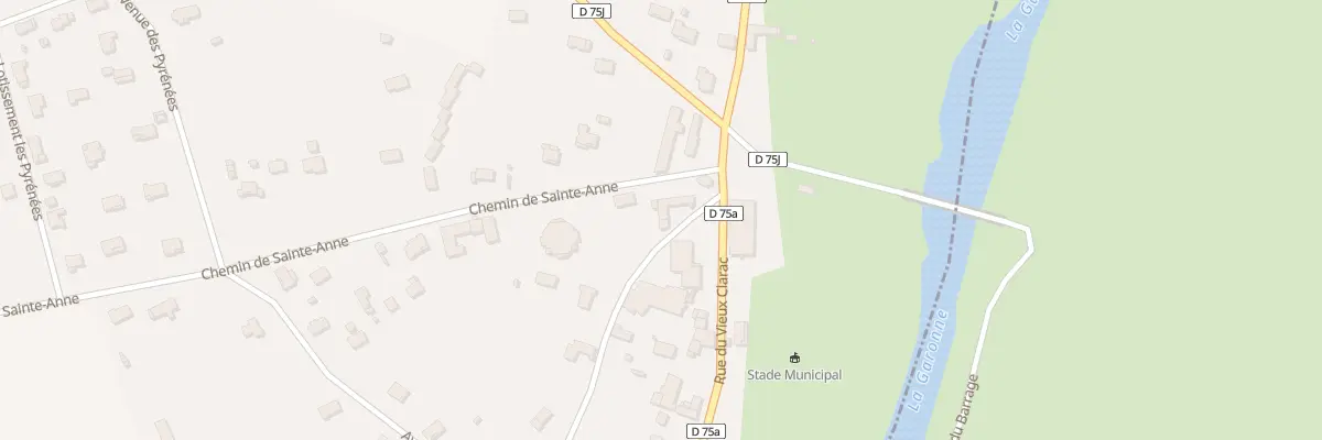 Plan du 4 Rue Rue de la Pouchette à Clarac