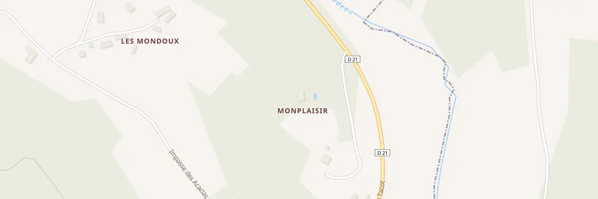 Plan du 103 Les Mails à Saint-Georges-de-Montclard