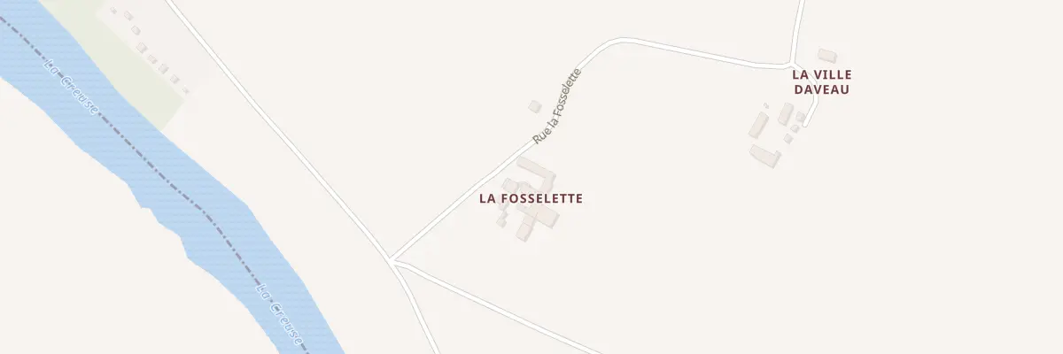 Plan du 85 La Fosselette à La Celle-Saint-Avant