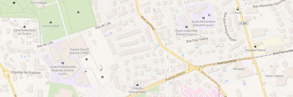 Plan du 7 Rue de la Borde - Neuve à Agen