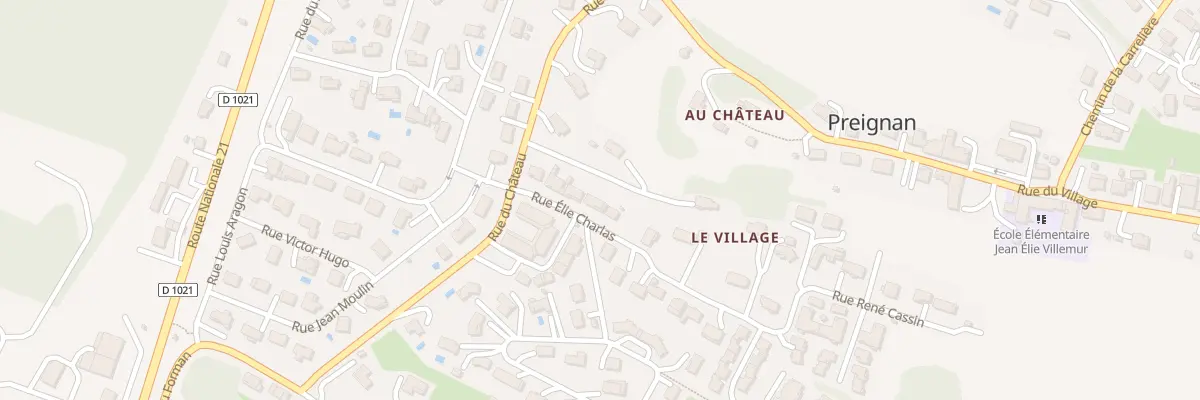 Plan du 7 Rue Elie Charlas à Preignan