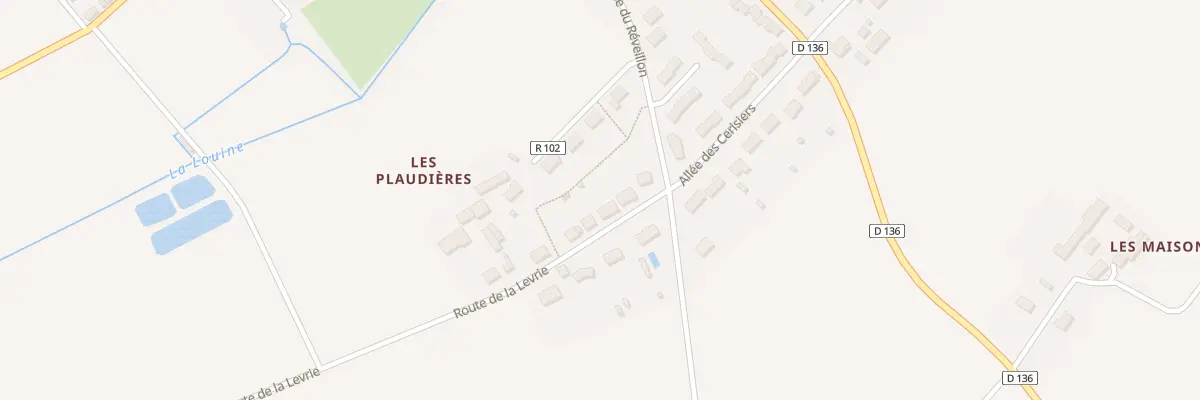 Plan du 6 Rte de la Levrie à Draché