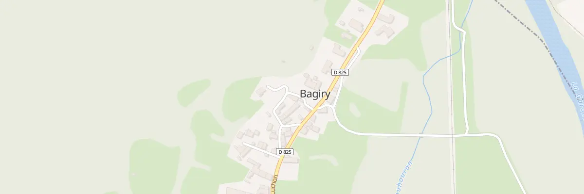 Plan du 12 Le Village à Bagiry