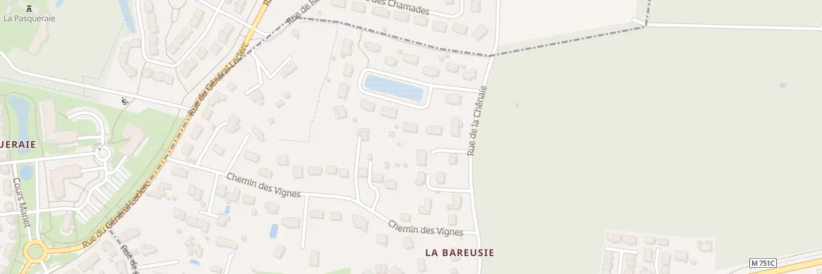 Plan du 25 All du Clos de la Bareusie à Joué-lès-Tours