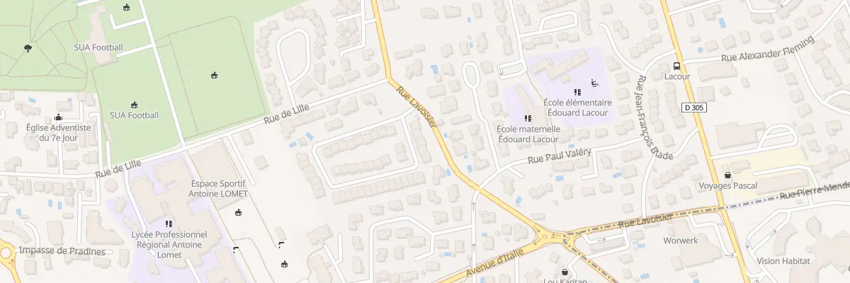 Plan du 3 Rue de la Borde - Neuve à Agen