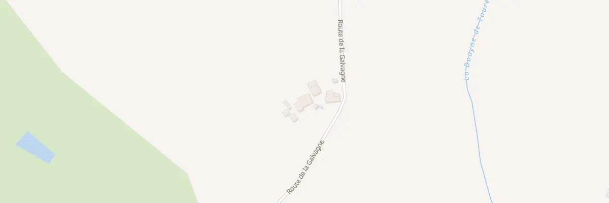 Plan du 935 Rte de la Galvagne à Lougratte