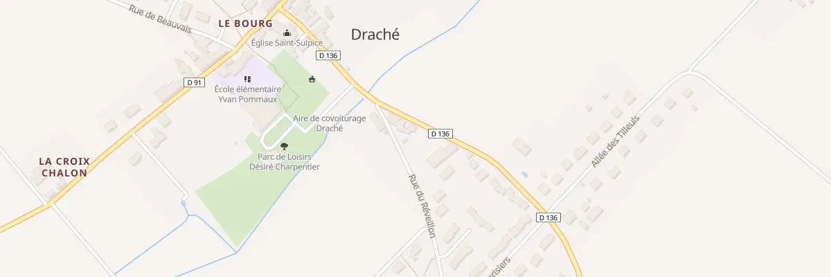 Plan du 5 Rue du Reveillon à Draché
