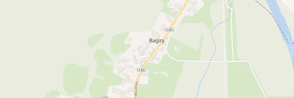 Plan du 885 Rte de Luchon à Bagiry