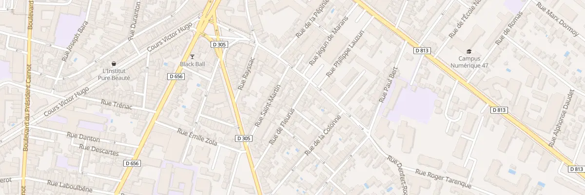 Plan du 27 Rue Fleurus à Agen