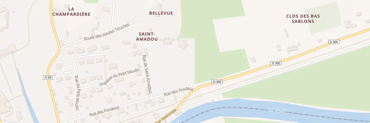 Plan du 5192 Le Gats à Loir en Vallée