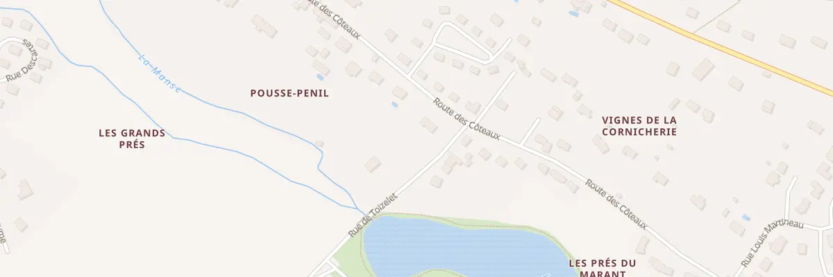 Plan du 30 Rue des Coteaux à Sainte-Maure-de-Touraine