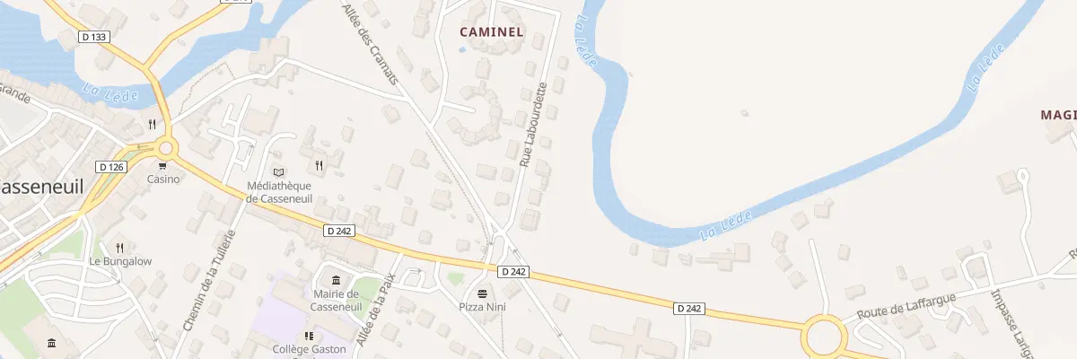 Plan du 11 Vc Caminel à Casseneuil