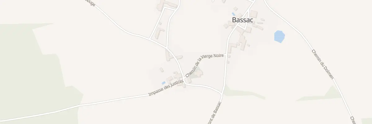Plan du 9000 Bassac à Beauregard-et-Bassac