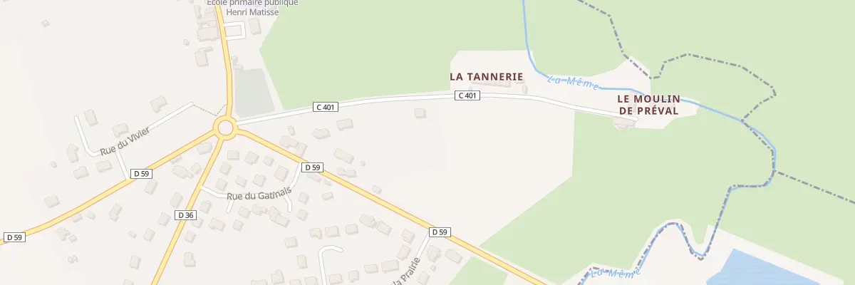 Plan du 5396 Les Goulets à Préval