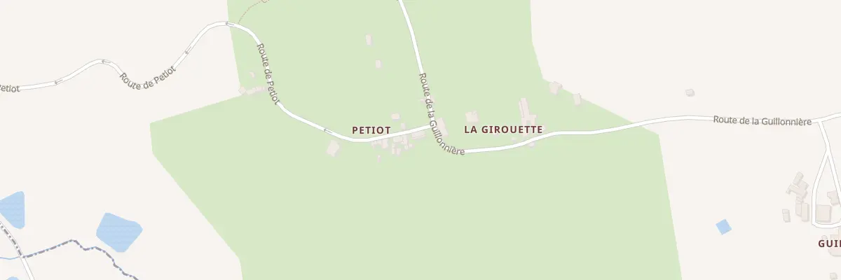 Plan du 1 Rte de Petiot à Monthoiron